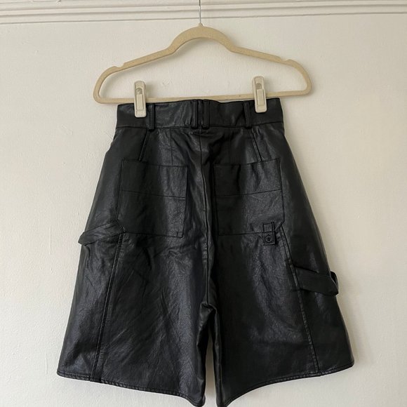 WNDERKAMMER Vegan Leather Shorts size Small - Picture 2 of 9